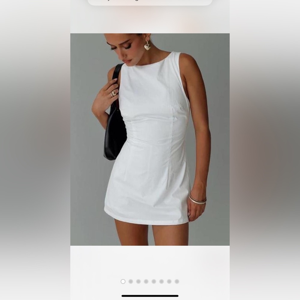 Princess Polly White Sheath Cocktail Dress - Picture 1 of 8